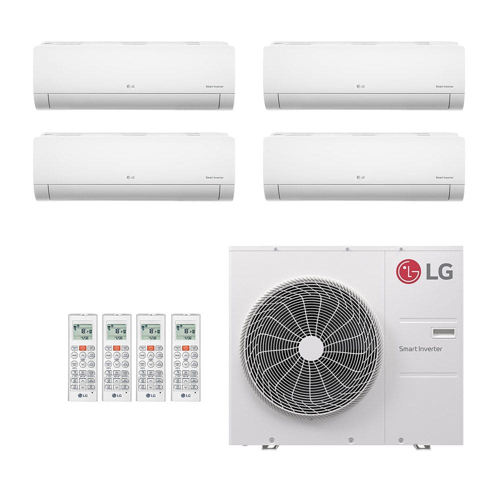 Ar Condicionado Multisplit Quad 51000 Btu(3x9000+24000) Frio - Inverter - LG - 220v - Amnw24gska1 Amnw09gsaa1 / Z5uq48gfb1