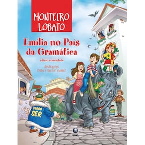Livro - Emília no País da Gramática - Monteiro Lobato