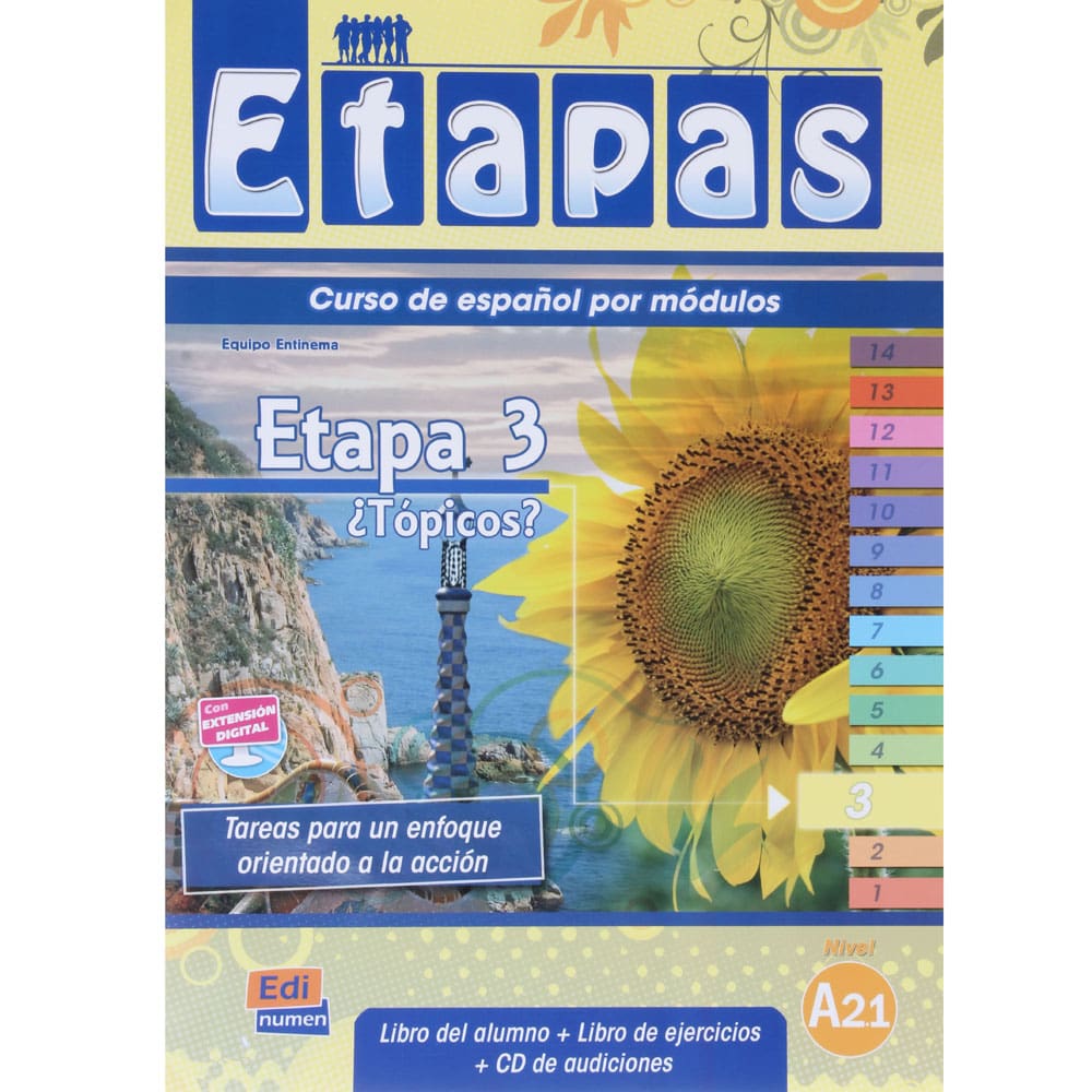 Livro - Etapas: Etapa 3 - Nivel A2.1 - Equipo Entinema