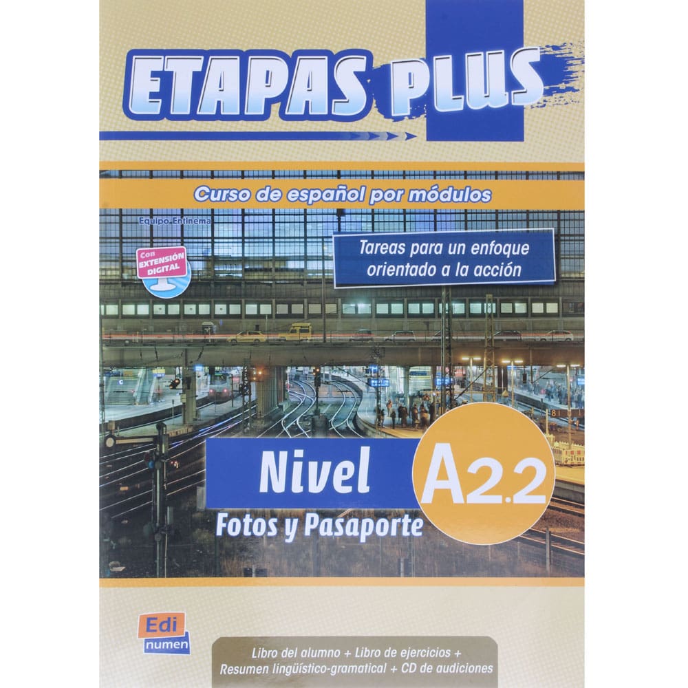 Livro - Etapas Plus: Libro Alumno - Nivel A2.2 - Equipo Entinema