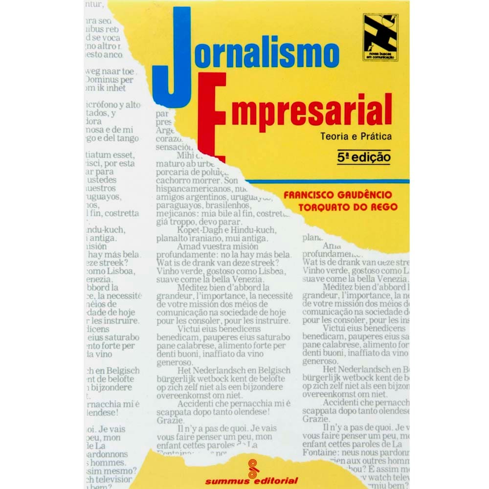 Livro - Jornalismo Empresarial: Teoria e Prática - Francisco Gaudêncio Torquato do Rego