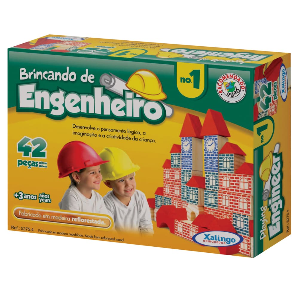 Brincando de Engenheiro nº 1 Xalingo 15275.4