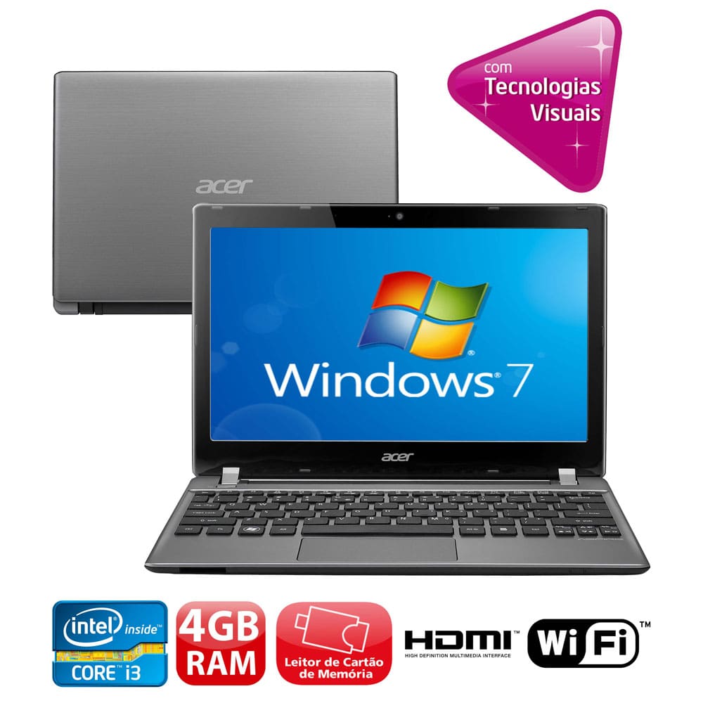 Notebook Acer Aspire V5-171-6417 com Intel® Core™ | Ponto