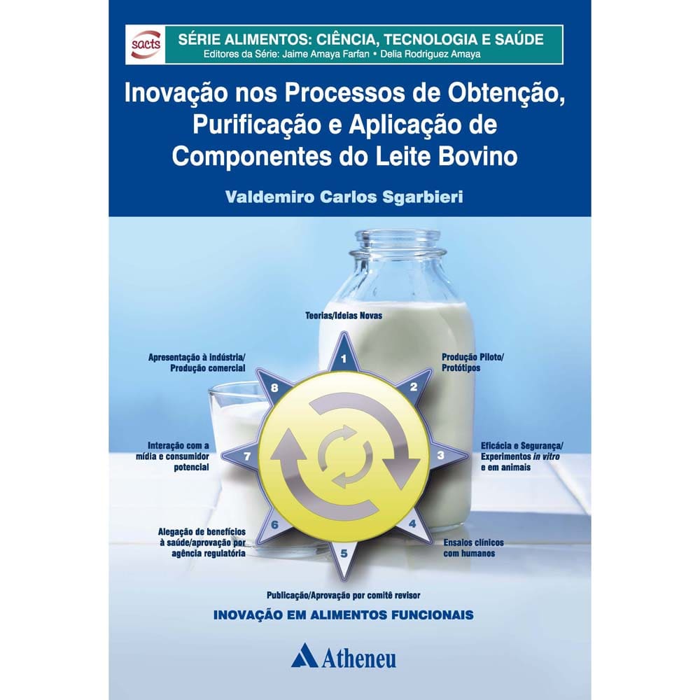 Livro - Inovação nos Processos de Obtenção, Purificação e Aplicação de Componentes do Leite Bovino - Valdemiro Carlos Sgarbieri