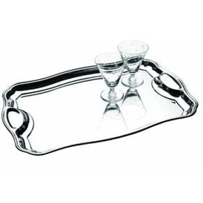 Bandeja Retangular Tramontina Classic Inox - 42x29cm