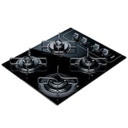 Cooktop a Gás 4 Bocas Consul CD060AE com Grades Individuais Esmaltadas, Acendimento Automático e Controle Fácil Preto - Bivolt