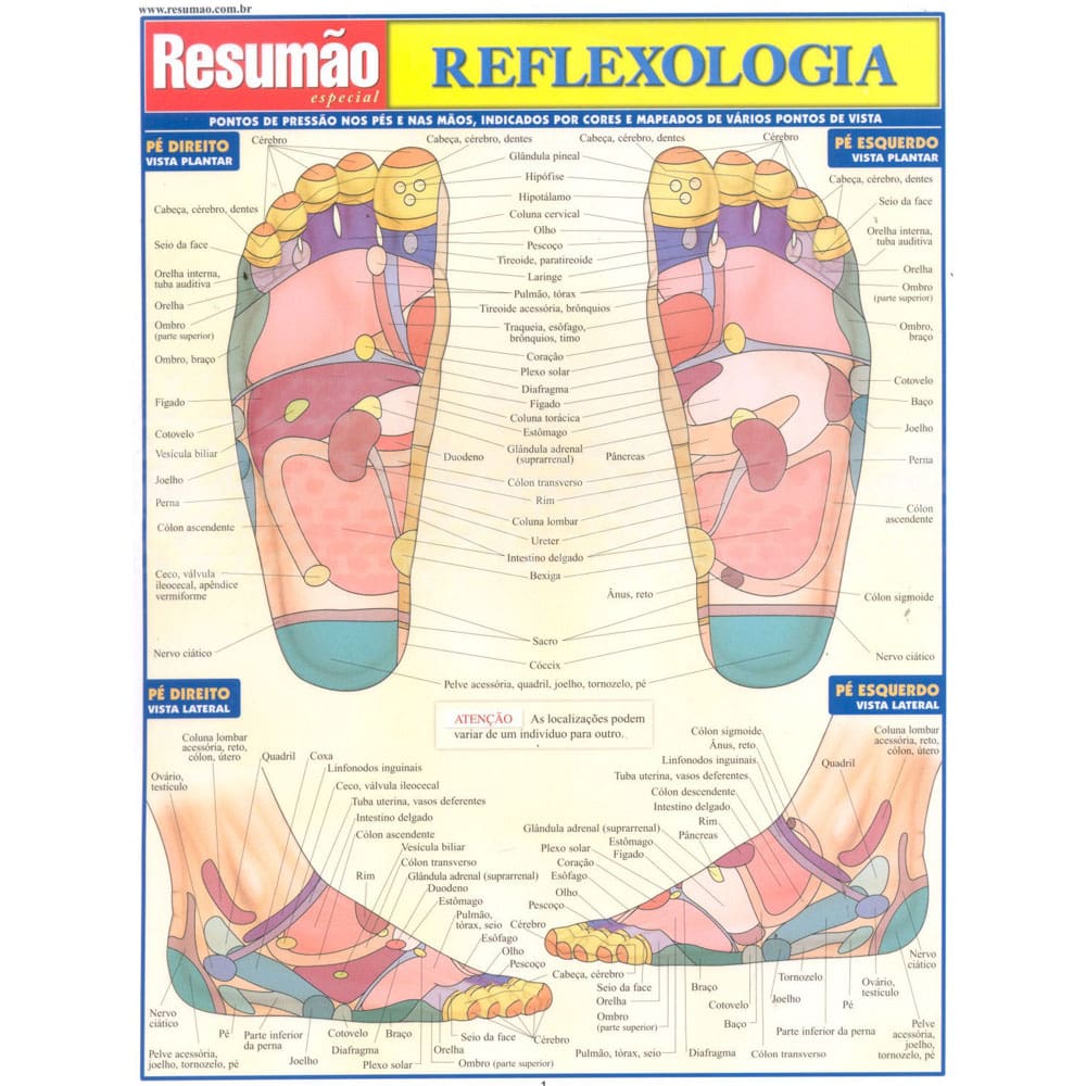 Livro - Resumão Especial - Reflexologia - Maria Ignez T. França, Marcia Menin e Paulo Roberto Pompêo