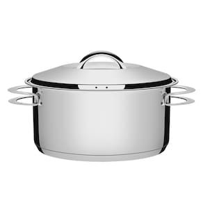 Caçarola Rasa Tramontina Solar Inox - 24cm