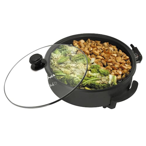 imagem-Panela Elétrica Multiuso Britânia Cook Chef 7,5 L - Preta  - 220v 