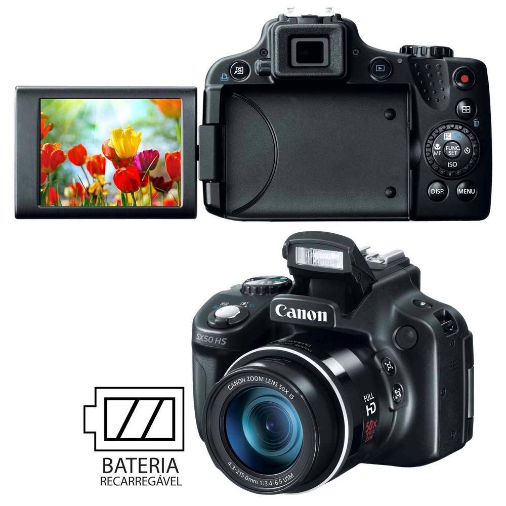 Câmera Digital Canon Powershot SX50 Preta | Ponto