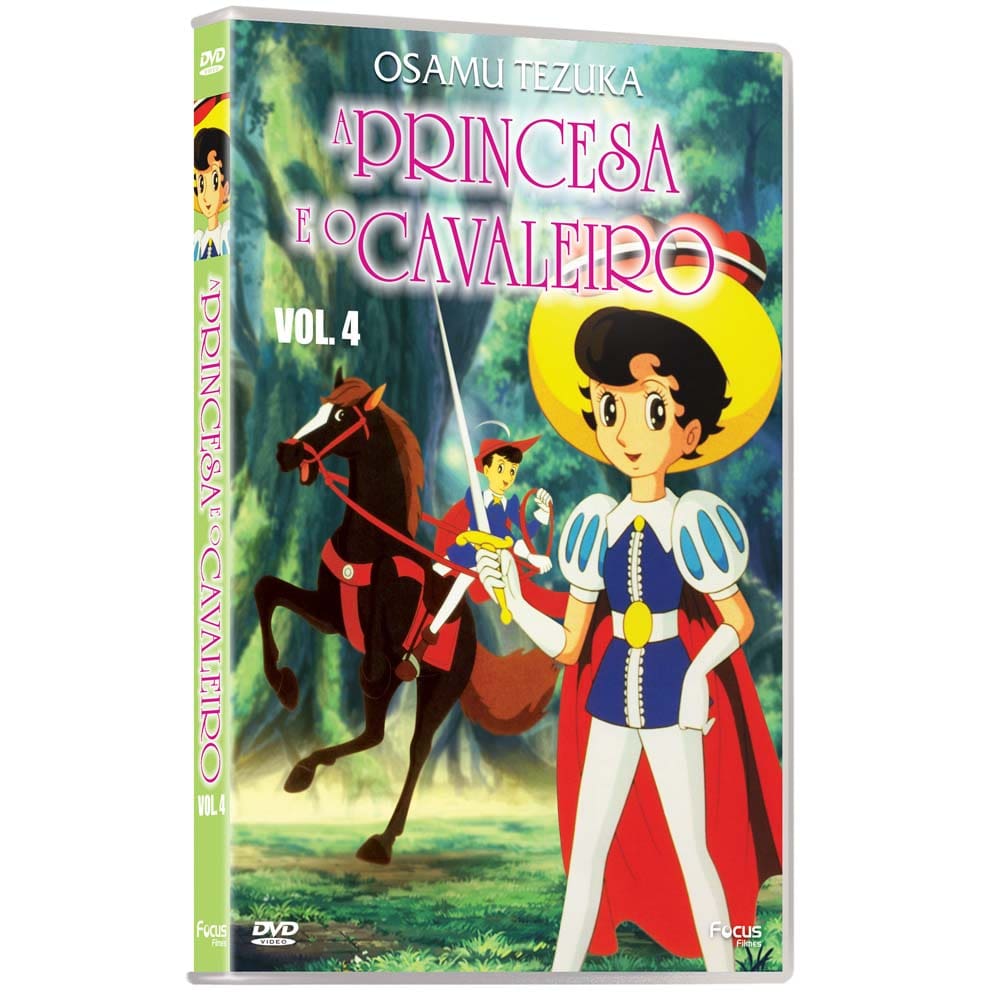 DVD - A Princesa e o Cavaleiro - Volume 04 - Ribbon | Ponto