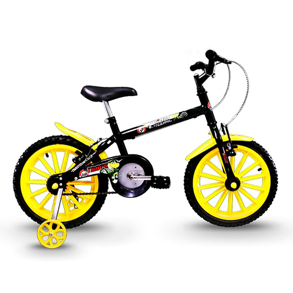 Bicicleta Aro 16 Track & Bikes Dino - Preta