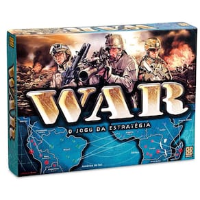 Kit Com 3 Jogos War Cards O Jogo Da Estrategia Grow - Papellotti