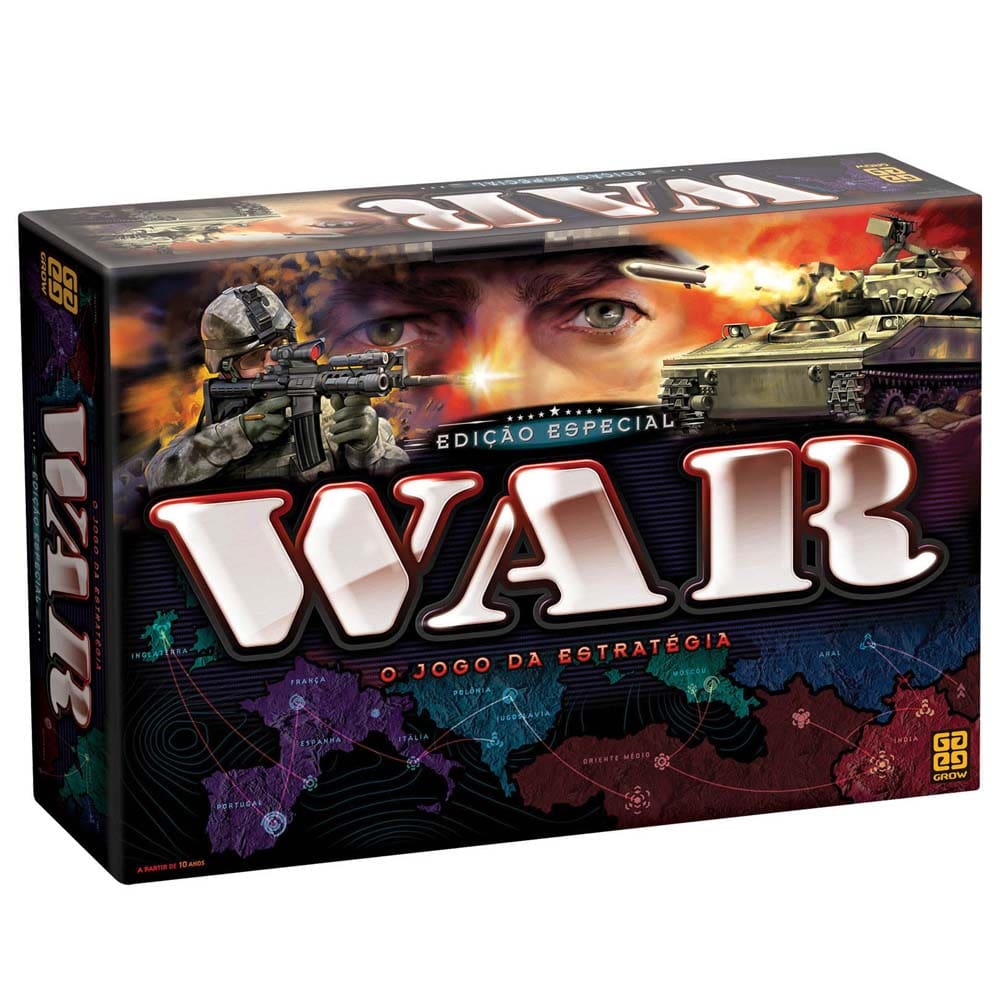 Jogo de Tabuleiro War 02000 Grow em Promoção na Americanas