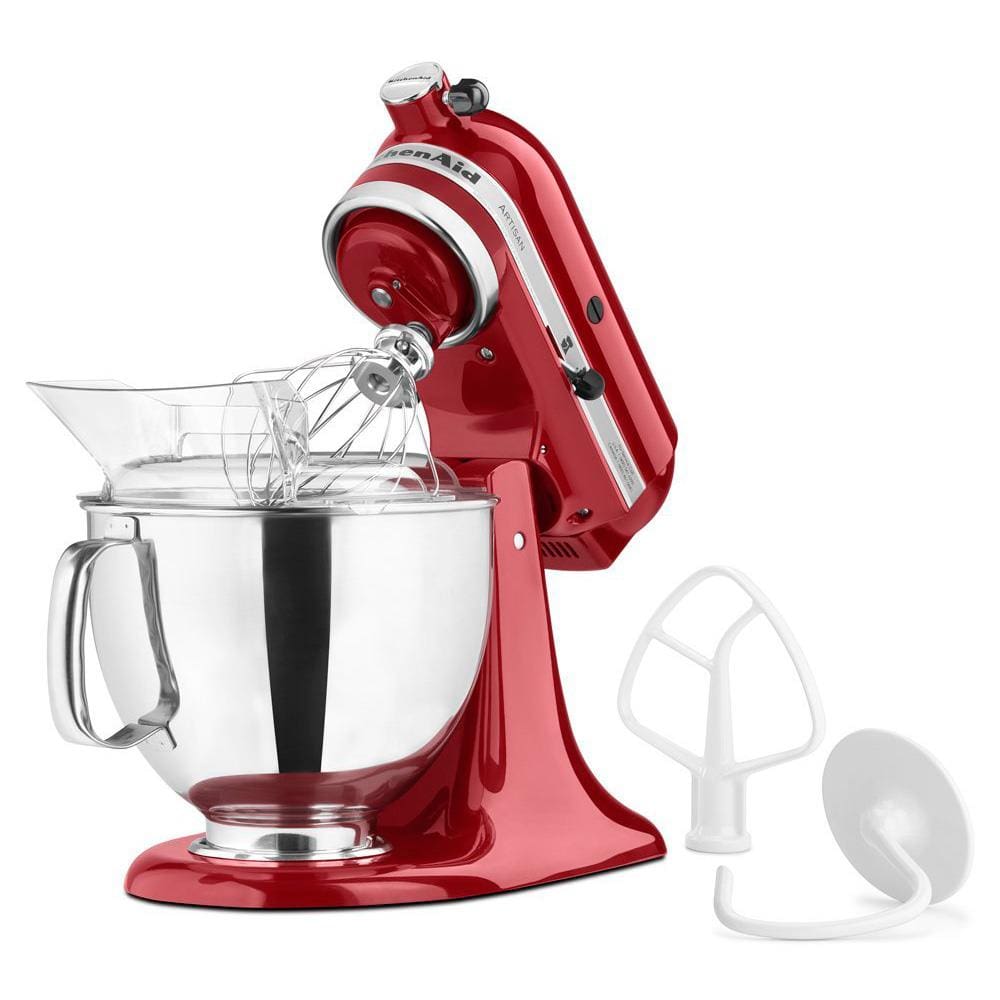 Batedeira Planetária KitchenAid Stand Mixer com 10 Velocidades + Função Pulsar - Vermelha