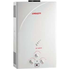 Aquecedor de Água a Gás Lorenzetti LZ 1600N Por Exaustão Natural - GLP