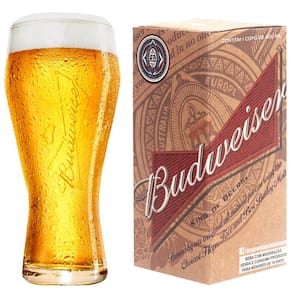 Copo para Cerveja Budweiser Crisal Litografado 4638 - 400 ml