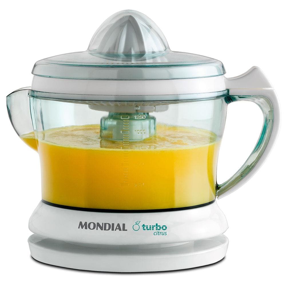 Espremedor de Frutas Mondial Turbo Citrus E-01 - Branco