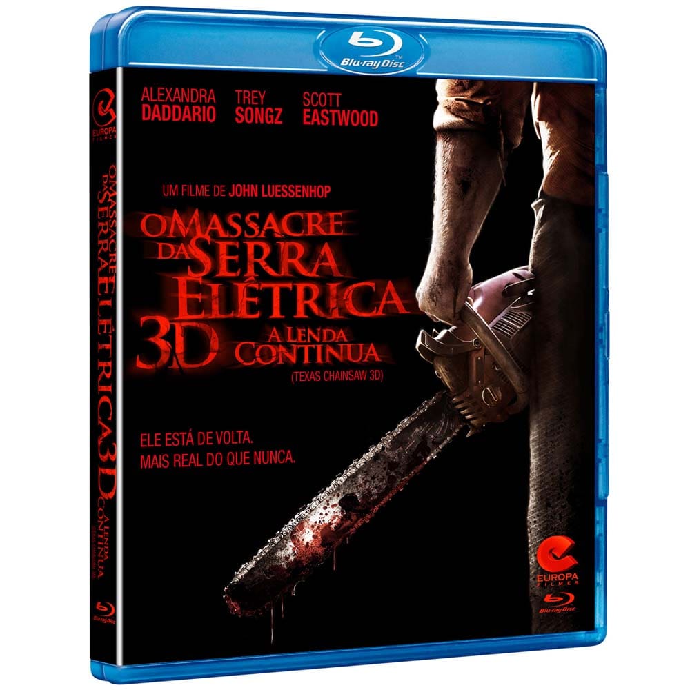 Blu-Ray 3D - O Massacre da Serra Elétrica: a Lenda Continua - Texas Chainsaw