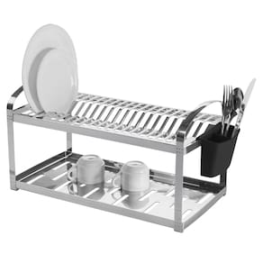 Escorredor para 20 Pratos Brinox Suprema 2099/120 em Aço Inox