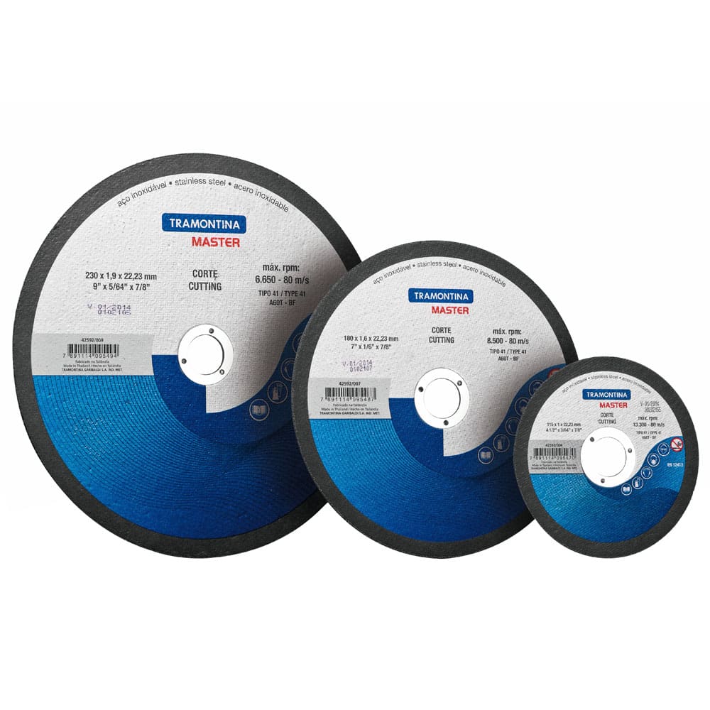 Disco de Corte Fino Aço Inoxidável Tramontina 9”