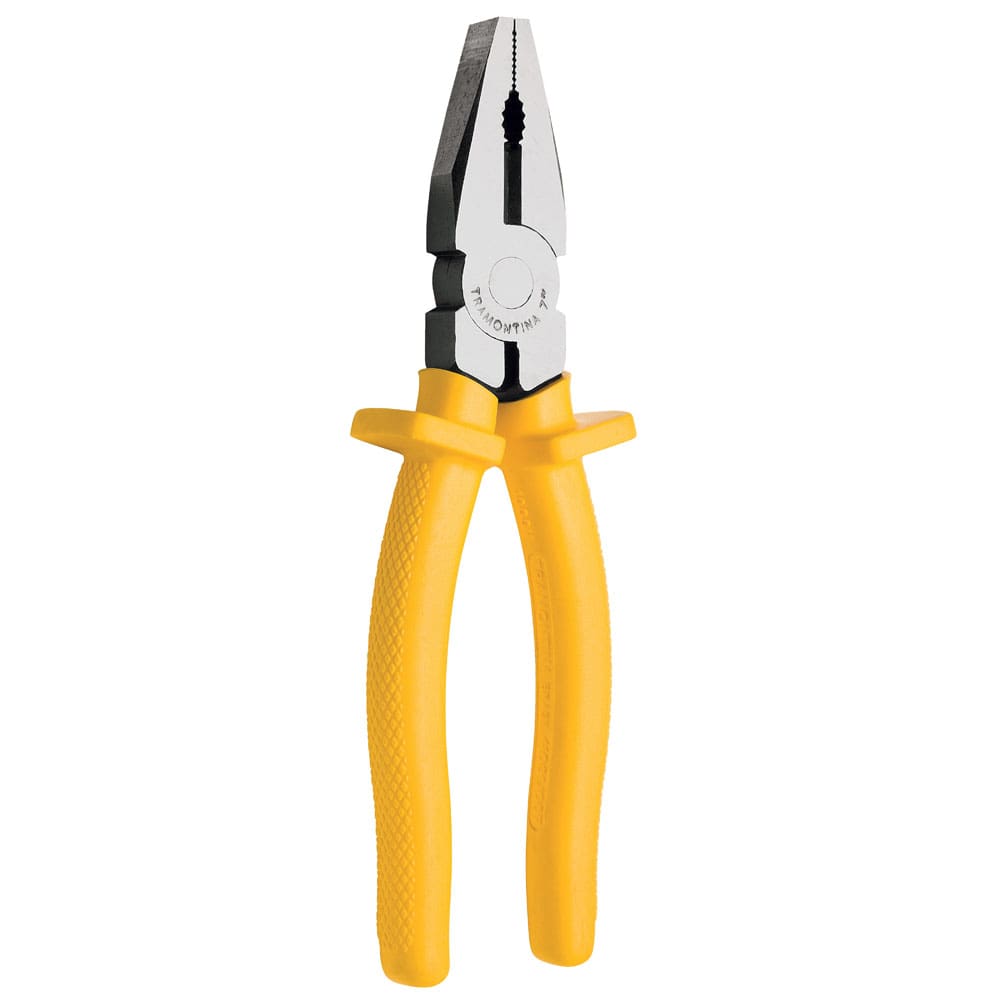 Alicate Tramontina Universal 7” com Cabo Isolado - Amarelo
