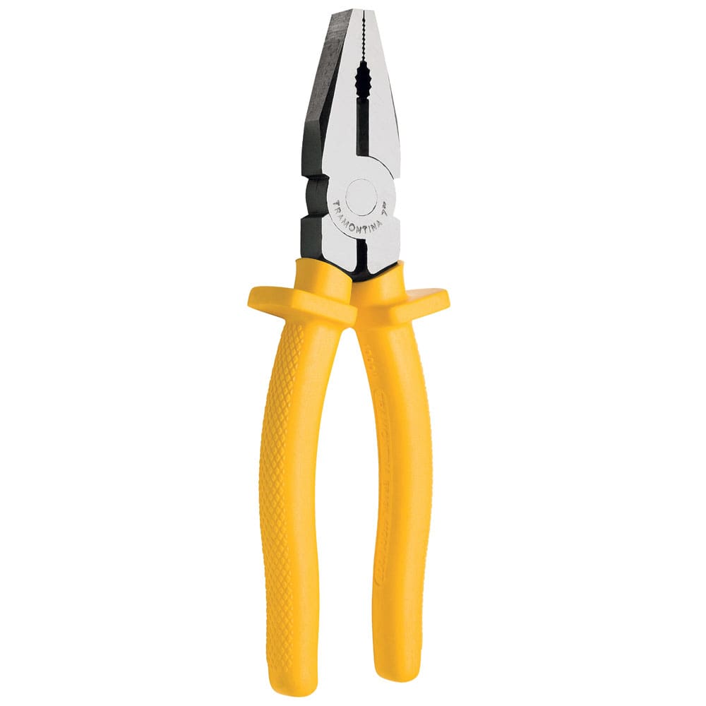 Alicate Tramontina Universal 8” com Cabo Isolado - Amarelo