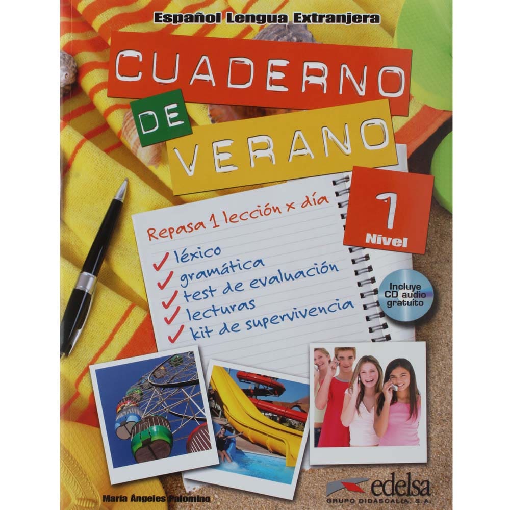 Livro - Cuaderno de Verano - Nível 1 - Maria Angeles Palomino