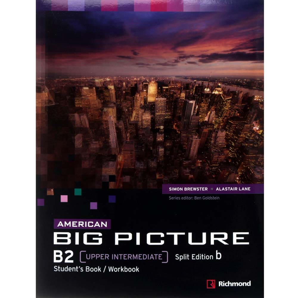 Livro + CD - American Big Picture B2: Student's Book + Workbook - Upper Intermediate - Split Edition B - Simon Brewster e Alastair Lane