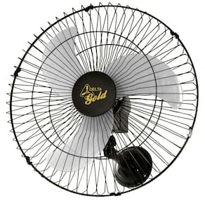 Ventilador de Parede Venti-Delta 73-6325 Gold 60cm 3 Velocidade Bivolt – Preto