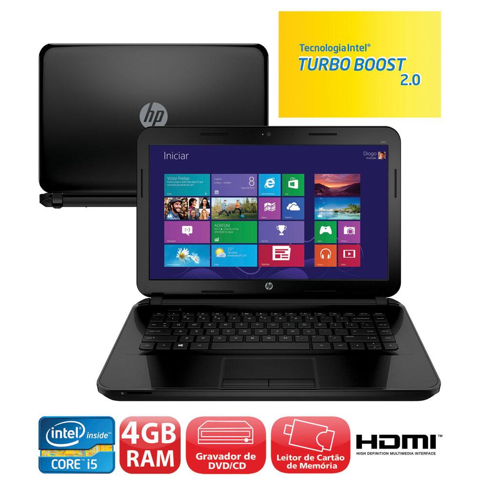 Notebook HP 14-d030br Processador Intel® Core™ | Ponto