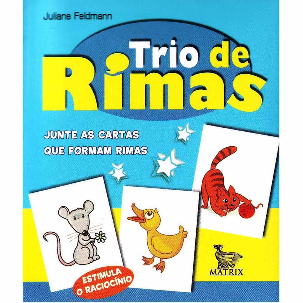 Livro - Trio de Rimas - Junte As Cartas Que Formam Rimas - Juliane Feldmann