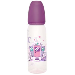 Mamadeira Lillo Magia Lilás 625031 com Bico de Silicone Ortodôntico e Tampa Protetora Tam. 2 - 240 ml