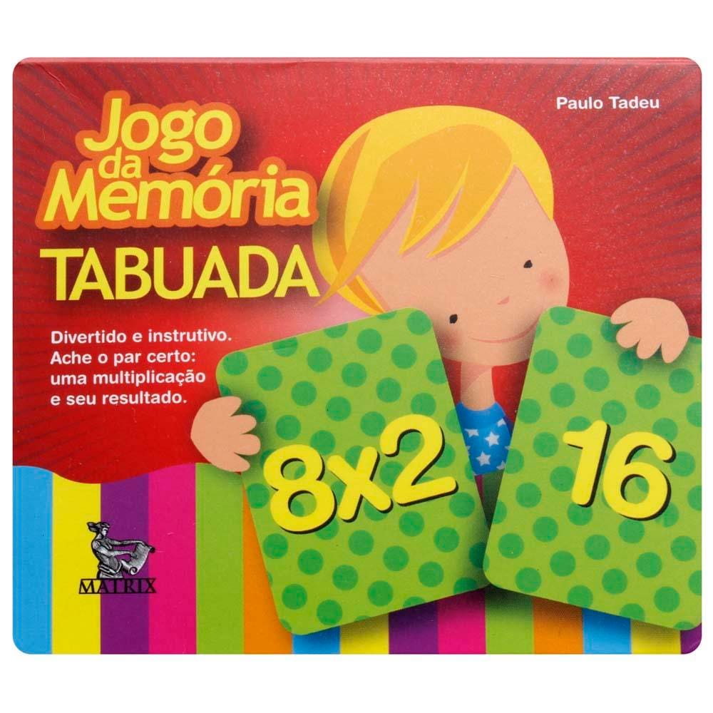 Livro - Jogo da Memória: Tabuada