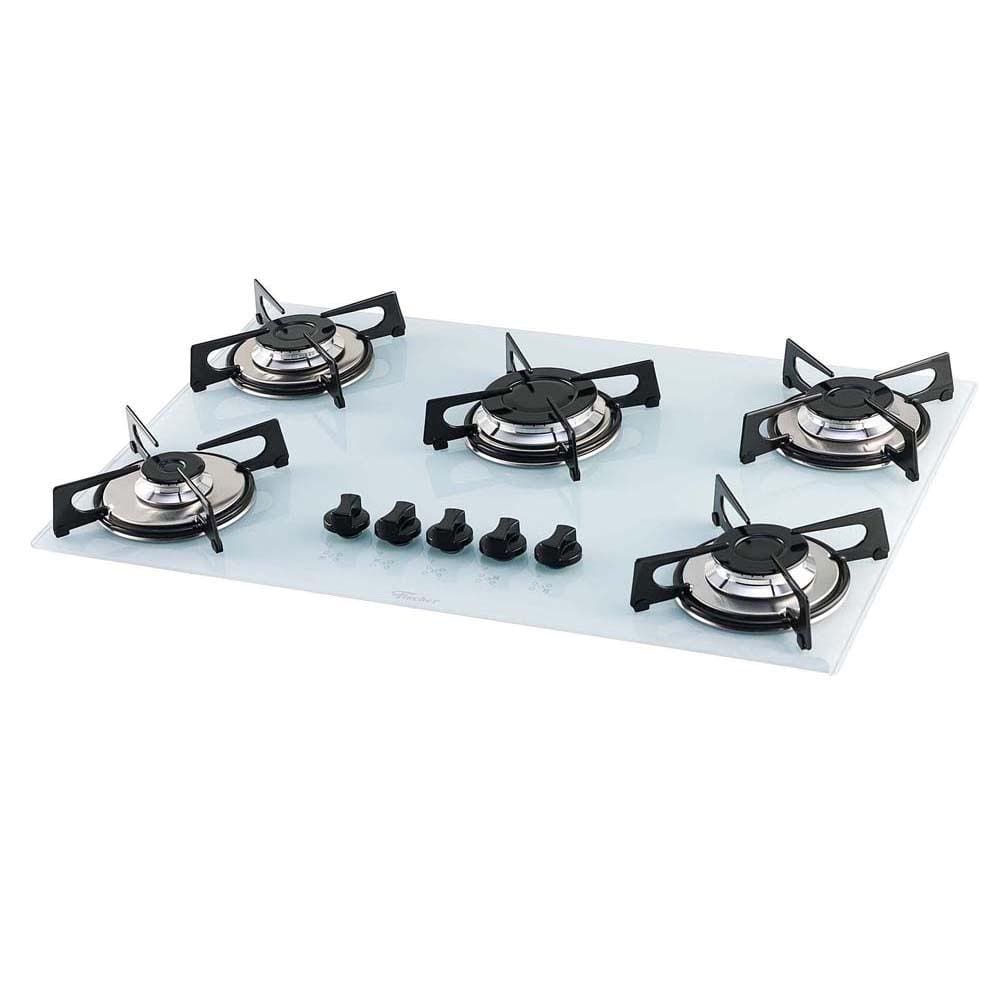 Cooktop 5 Bocas Fischer 1642 - Branco Polar