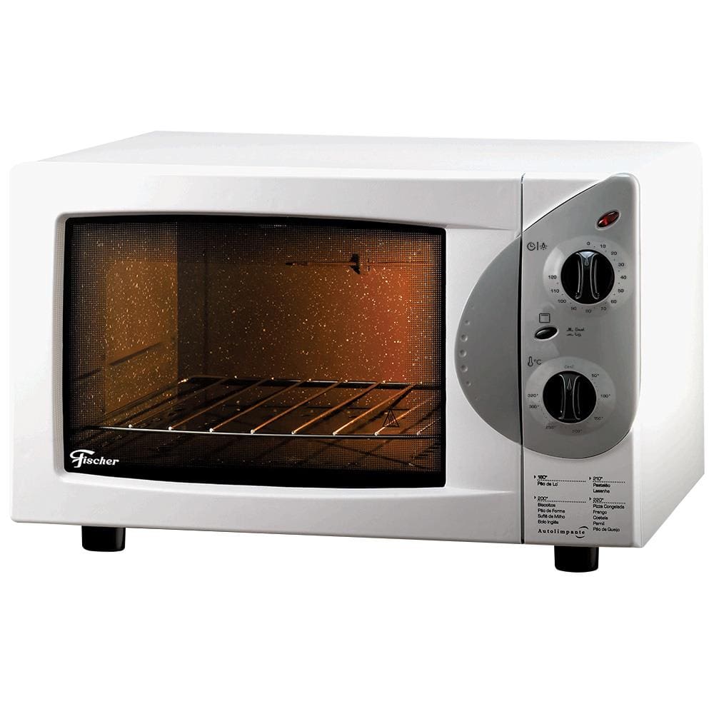 Forno Elétrico Fischer Grill de Bancada 44 Litros com Dourador e Timer 1750W - Branco