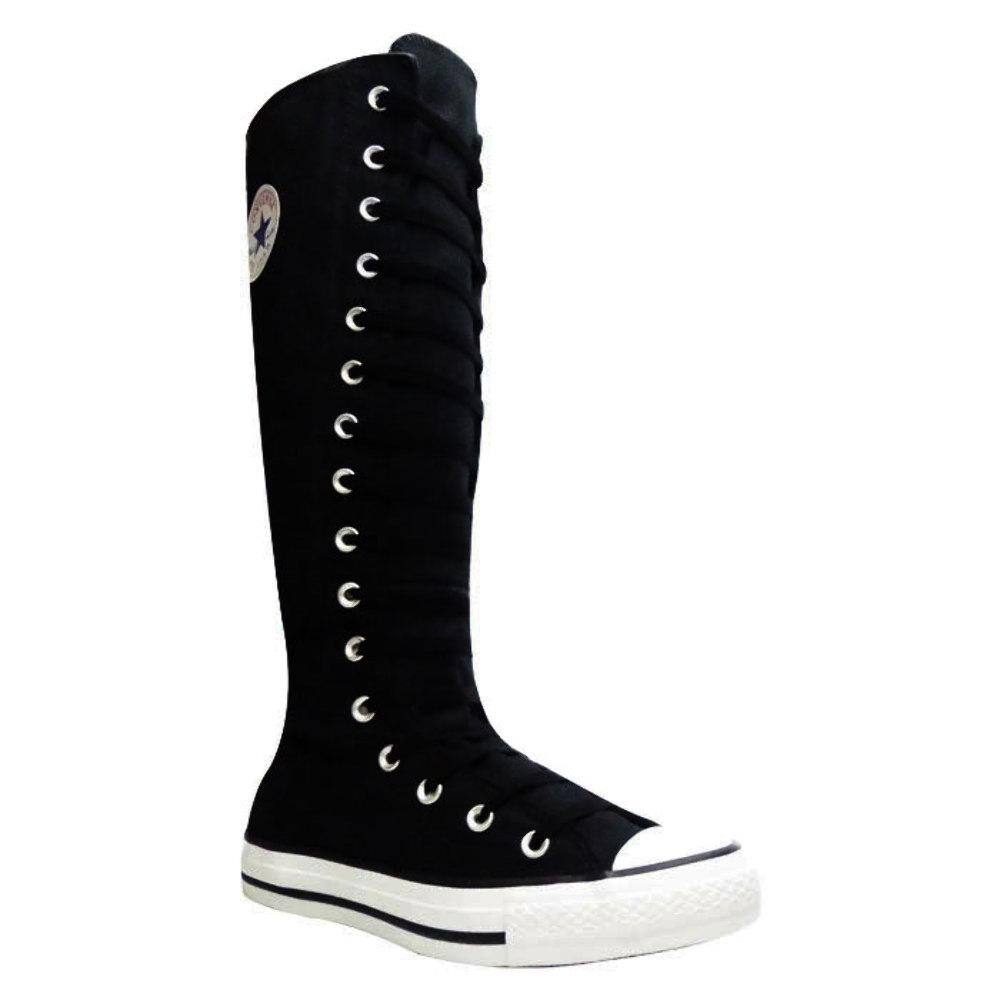 Kit 1 Tênis All Star Plataforma Branco + 1 Bota All Star Preto
