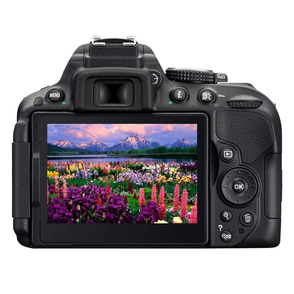 Câmera DSLR Nikon D5300 Preta - 24.2MP, | Ponto