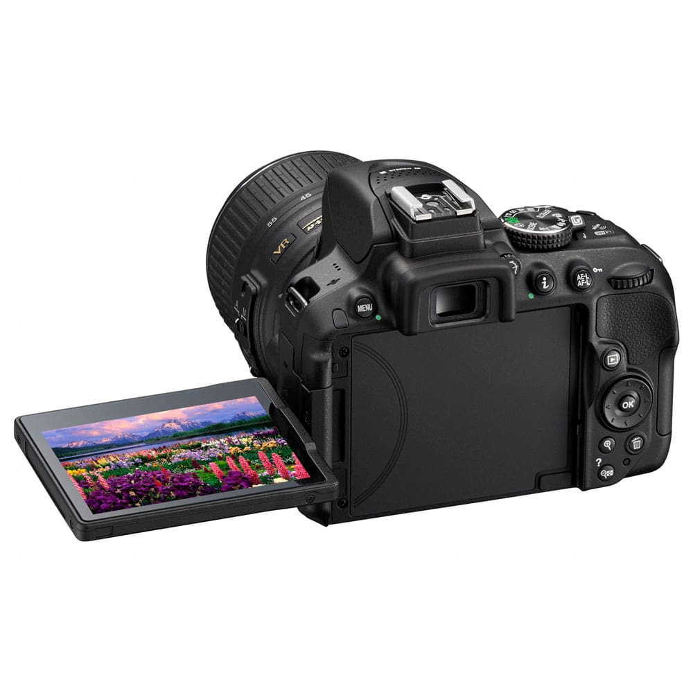 Câmera DSLR Nikon D5300 Preta - 24.2MP, | Ponto
