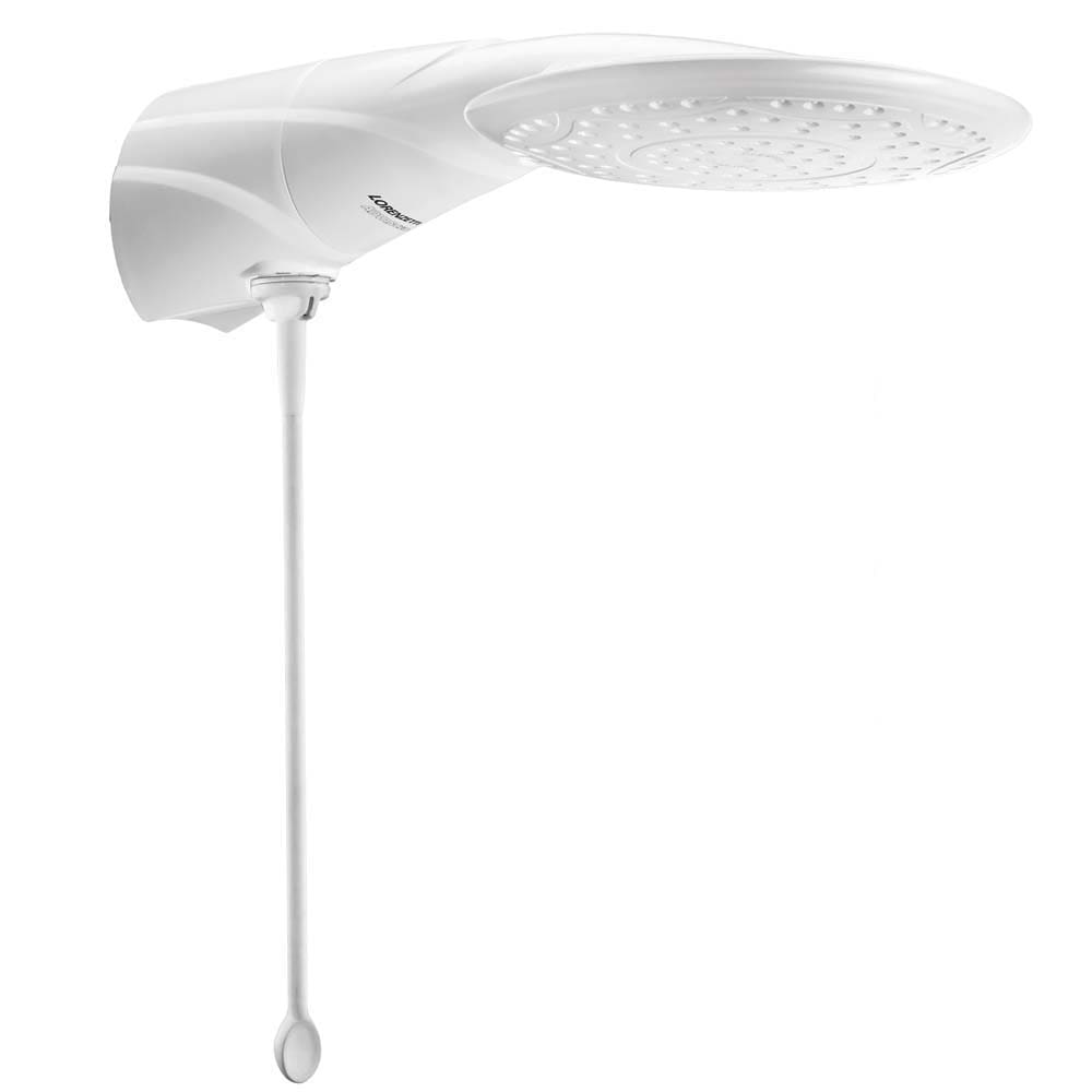 Ducha Advanced Eletrônica Lorenzetti com Comando Eletrônico de Temperatura e com Aquecedor Solar - Branco