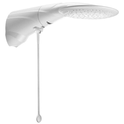 imagem-Ducha Advanced Turbo Eletrônica Lorenzetti com Pressurizador e Comando Eletrônico de Temperatura - Branco - 110V
