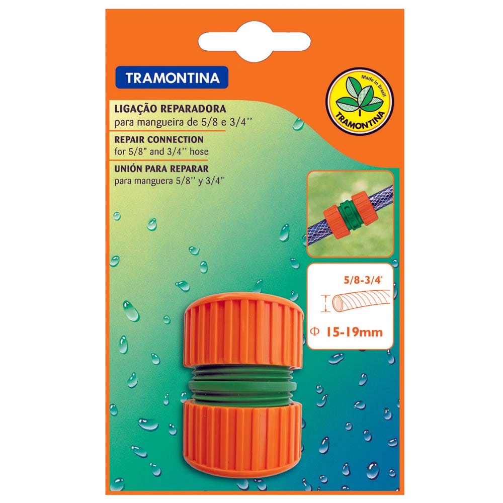 Ligação Reparadora Tramontina p/ Mangueiras 5/8" e 3/4"