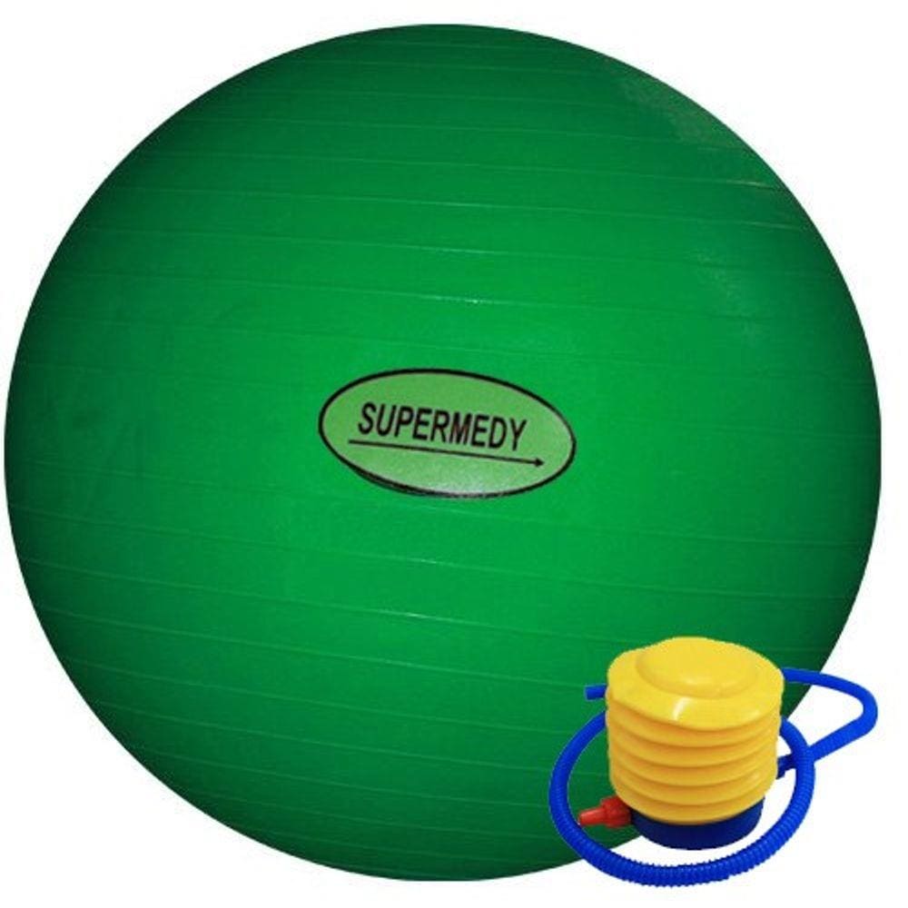 Bola De Ginastica 75cm c/ Bomba para Inflar Supermedy