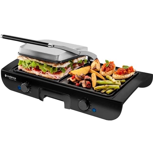 imagem-Grill Sanduicheira Cadence Sapore 1500 GRL500 - Preto - 110V