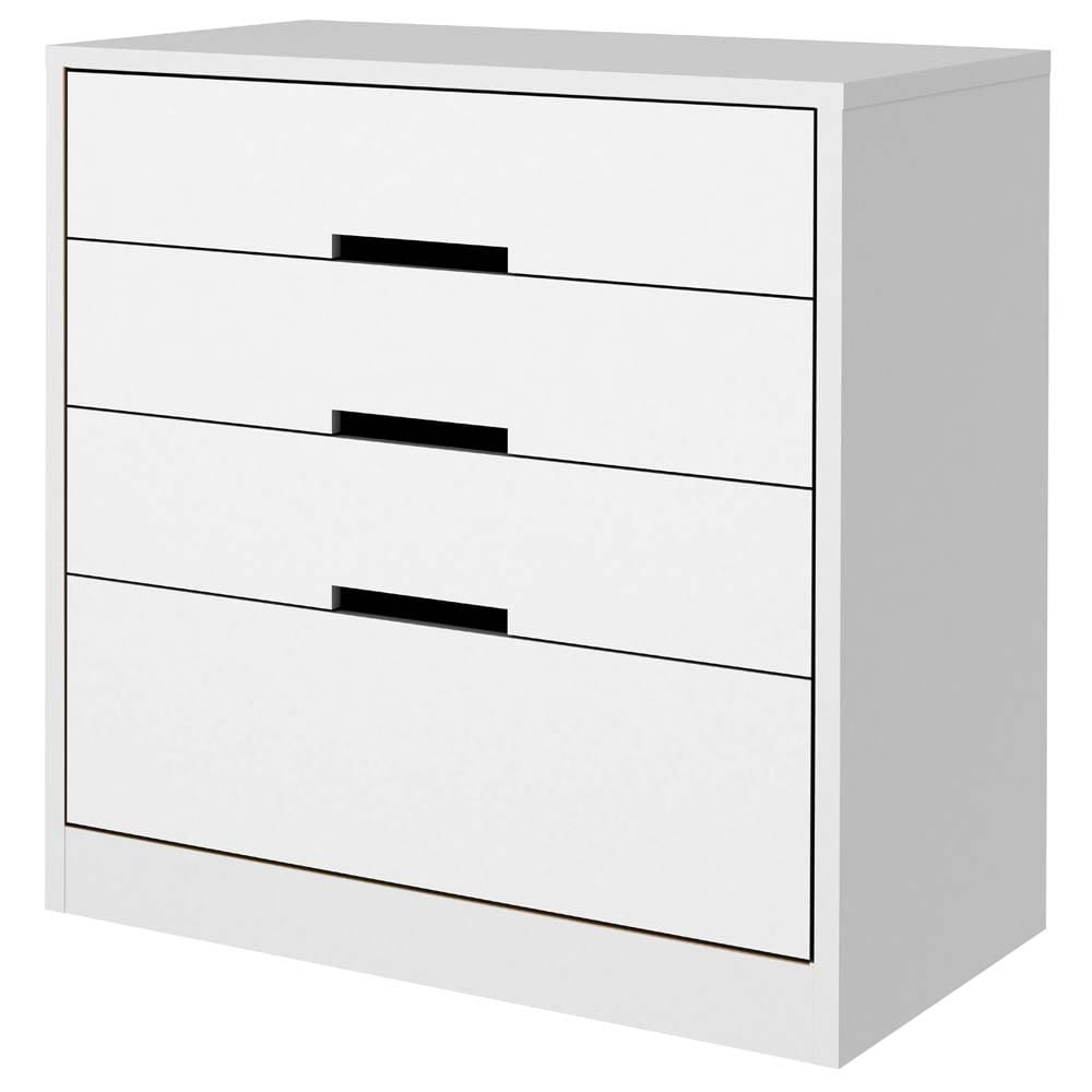 Cômoda Kappesberg com 4 Gavetas - Branca