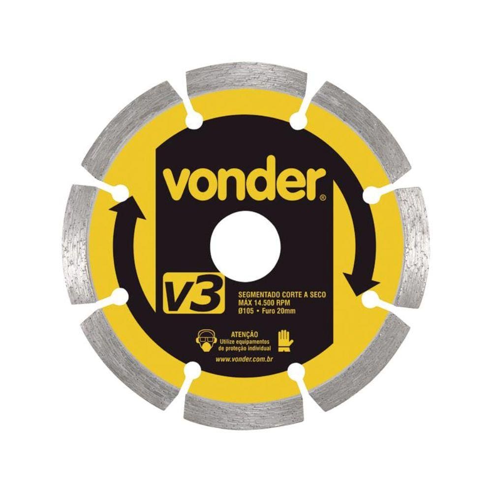 Disco De Corte Diamantado 110 Mm V3 Vonder
