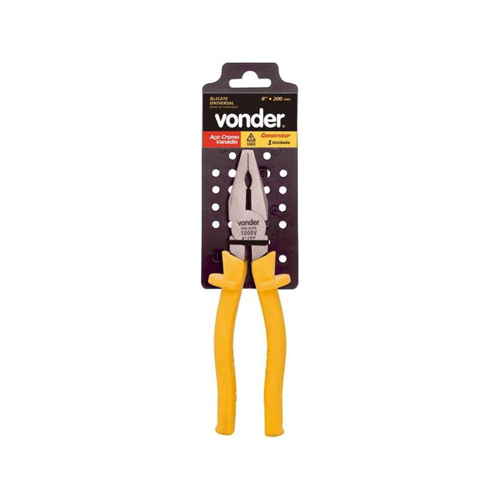 Alicate Universal 8” Construtor - Vonder
