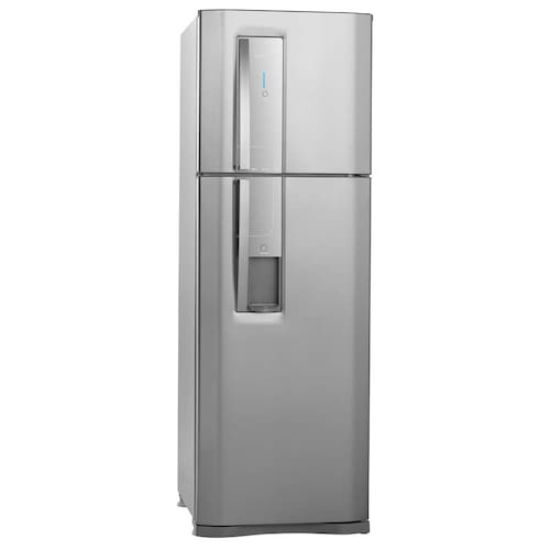 imagem-Refrigerador Electrolux Duplex DW42X Frost Free com Dispenser de Água e Controle de Temperatura Blue Touch 380 L - Inox - 220V 