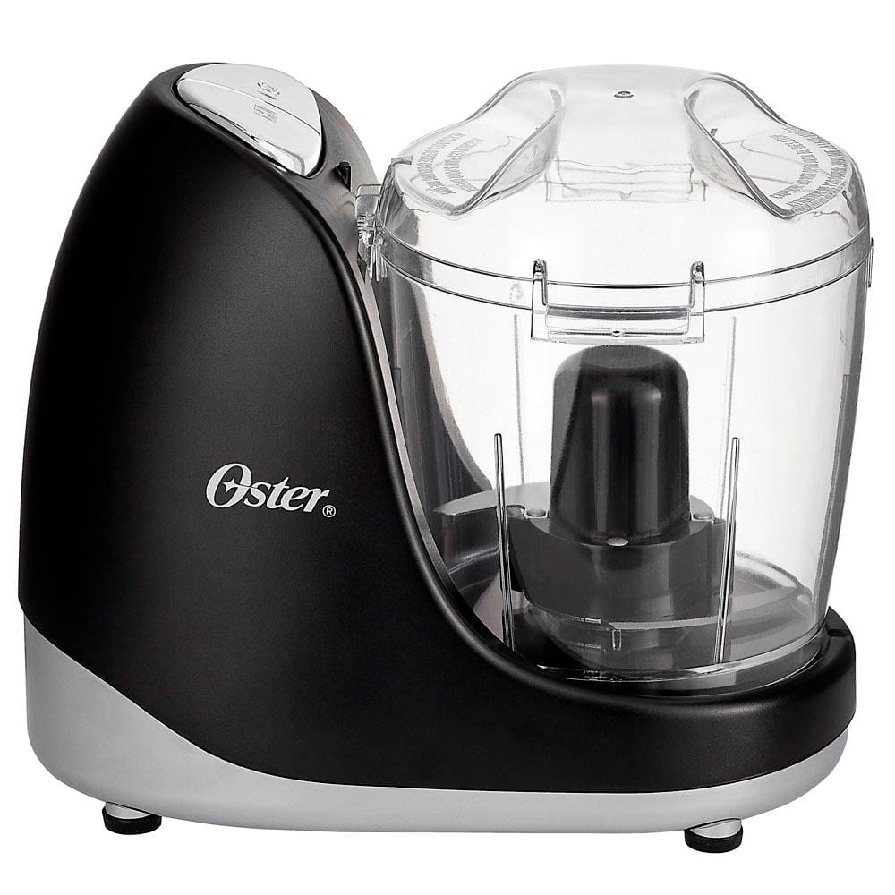 Mini Processador de Alimentos Oster Chrome - Preto