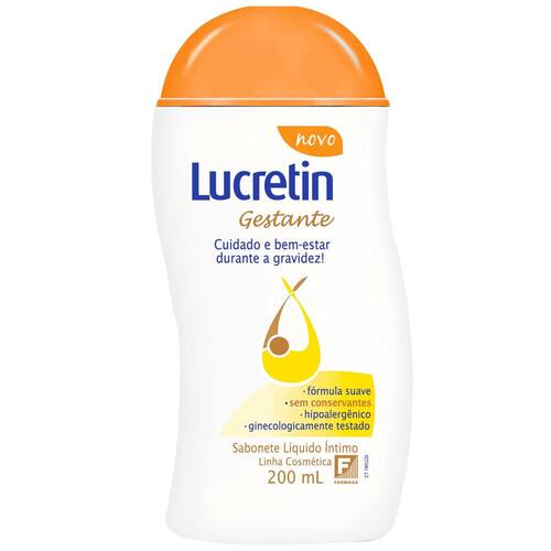 Sabonete Íntimo Lucretin Gestante – 200ml | Ponto